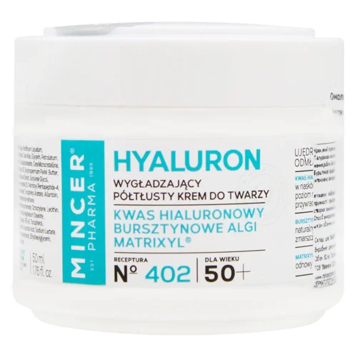 Крем для обличчя Mincer Pharma Hyaluron розгладжуючий денний 50+ 50мл