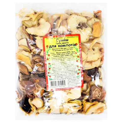 Суміш сухофруктів Світ фруктів для компотів 250г