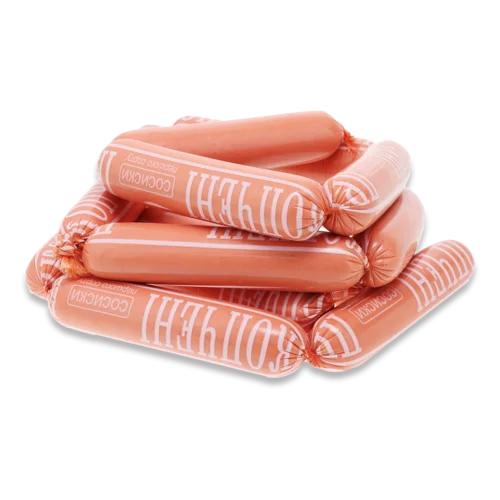 Сосиски Прикопчені Бердянський М'ясокомбінат, кг