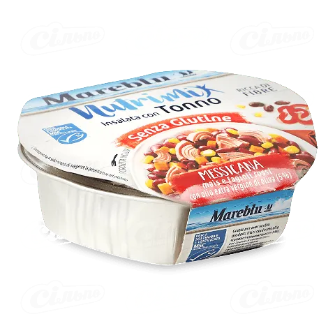 Салат Mareblu «Нутрімікс» по-мексиканськи з тунцем, 220г