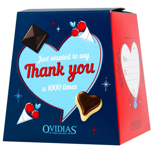 Шоколадні цукерки Thank You ТМ OVIDIAS 200 г
