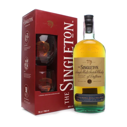 Віскі Singleton 12років +2 склянки,0,7л