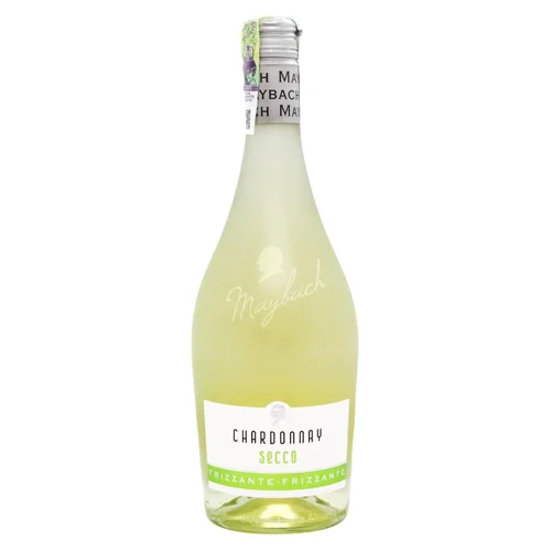 Вино ігристе Maybach Chardonnay Secco біле напівсолодке 10,5% 0,75л