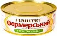Паштет Онісс Фермерський з м'ясом качки 240г