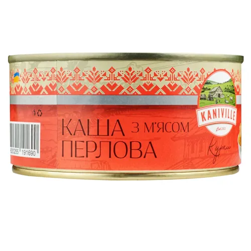 Каша перлова Kaniville з м'ясом курки 325г