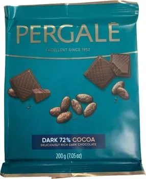 Темний шоколад Pergale 72% 200г