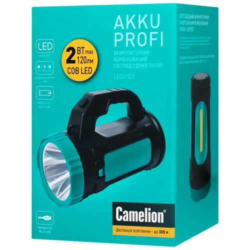 Ліхтар Camelion LED51527 світлодіодний акумуляторний