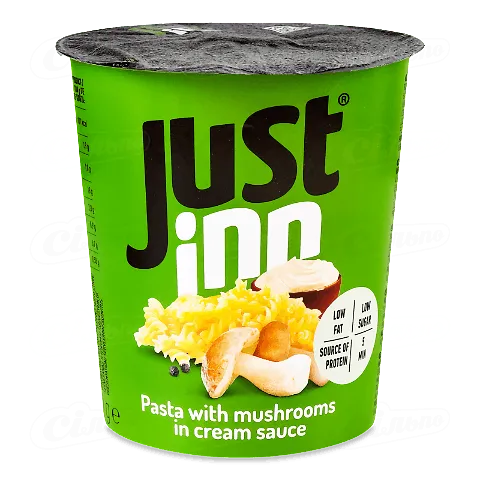 Локшина Justinn швидкого приготування з грибами в соусі, 60г