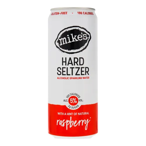 Напій слабоалкогольний 0.33л 5% Raspberry Hard Seltzer Mike's з/б