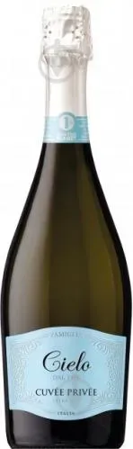 Вино ігристе біле брют Cielo Cuvee Privee Spumante Extra Dry 0.75л