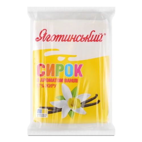 Сирок 17% Ванільний, Яготинський, в/ґ, 180г