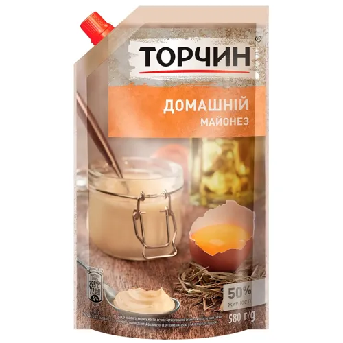Майонез ТОРЧИН® Домашній 50% 520г
