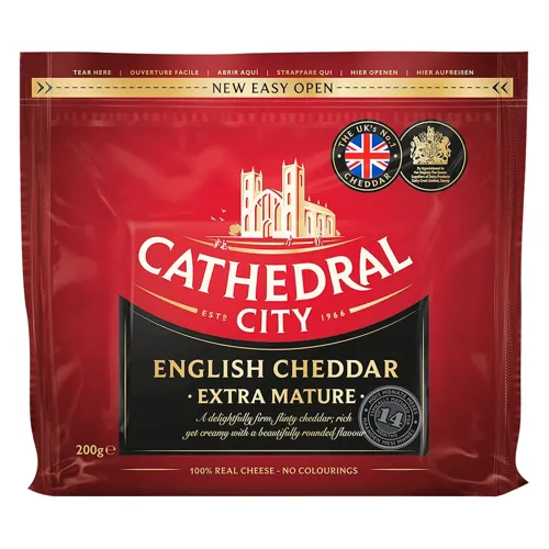Сир Чеддер 48% "Cathedral City" витриманий 14 міс., 200г