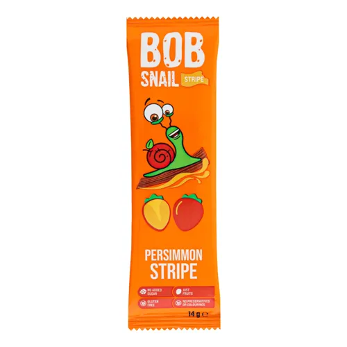 Цукерка фруктова Страйп з хурми Bob Snail м/у 14г