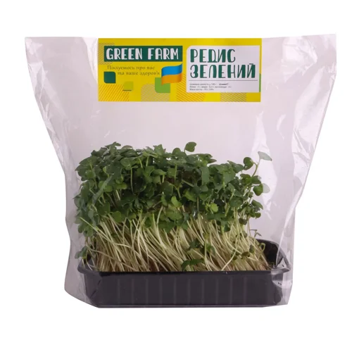 Мікрозелень Green Farm редис,70г
