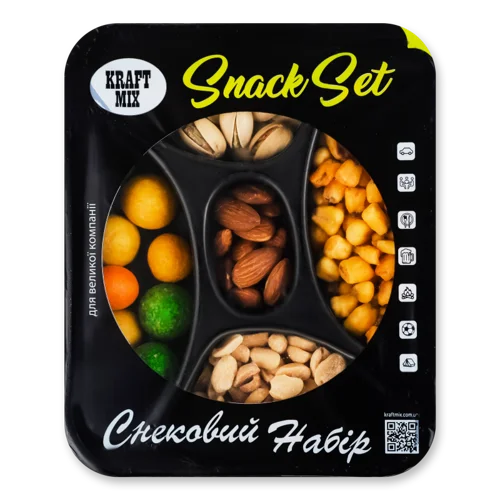 Снекові Горіхи Kraft Mix, Вищого Ґатунку, п/у 180г