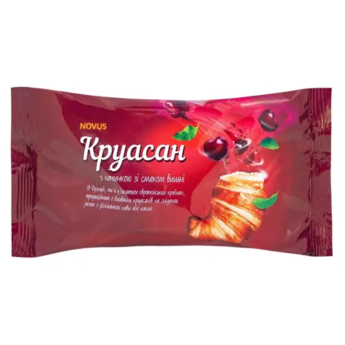 Круасан Novus з вишнею 65г