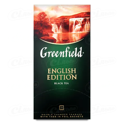 Чай чорний Greenfield English Edition, 25*2г