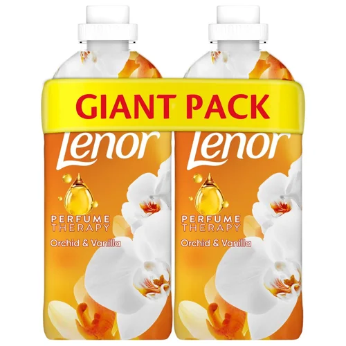 Ополіскувач для білизни Lenor Ванільна орхідея та золотий бурштин 2х1,2л