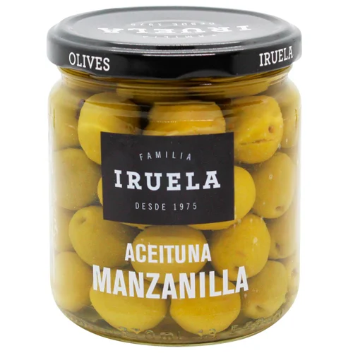 Оливки Iruela Manzanilla з кісточками 370г
