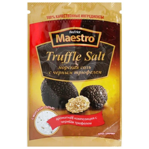 Приправа Red Hot Maestro Морська сіль з чорним трюфелем 25г