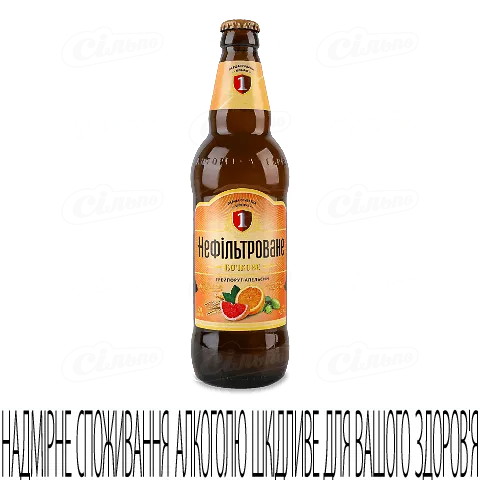 Пиво Перша приватна броварня грейпфрутово-апельсинове свіжого ферментації, 500мл