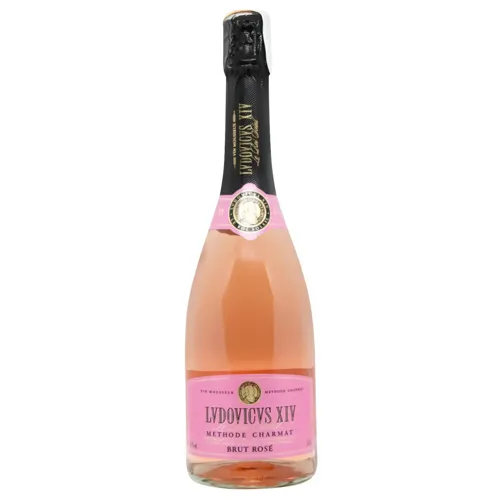Вино ігристе Ludovicus XIV Rose рожеве брют 11% 0,75л