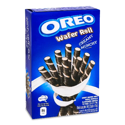 Трубочки Oreo вафельні з ванільною начинкою,54г