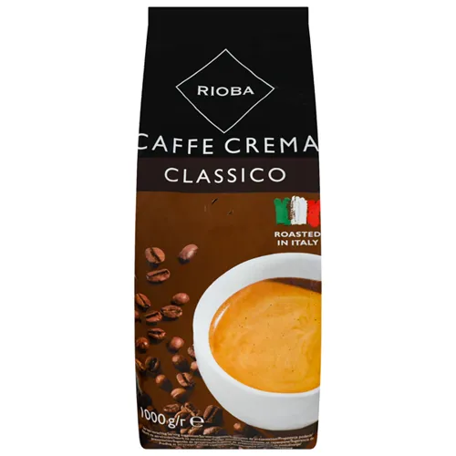 Кава Rioba Caffe Crema Classico італійська натуральна 1000г