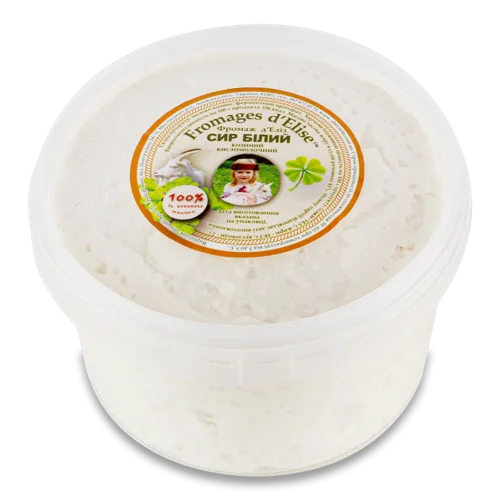 Сир Кисломолочний Козиний 45% Білий Fromages d'Elise, п/у, 250г