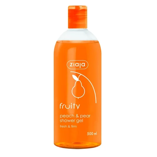 Гель для Душу Персик та Груша Fruity Ziaja, 500мл