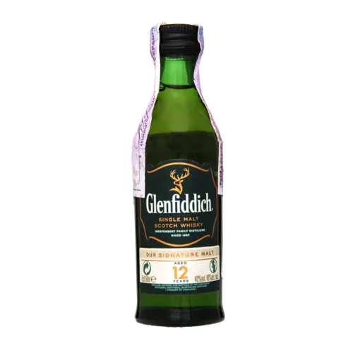 Віскі Glenfiddich Single Malt 12 років 40% 50мл