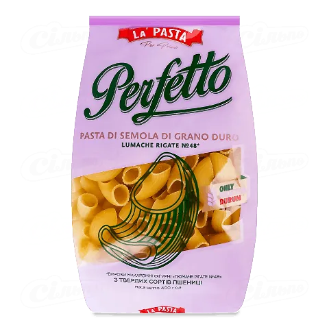 Вироби макаронні LaPasta PerPrimi Lumache Rigate №48, 400г