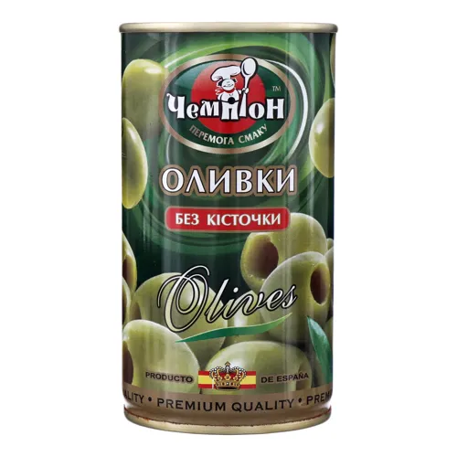 Оливки без кісточки Чемпіон з/б 350г