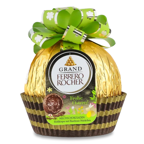 Цукерка Ferrero Rocher З Начинкою Джандуйя Молочна/Шоколадна, 200г
