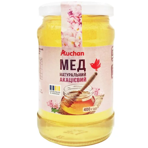 Мед Auchan акацієвий 400г