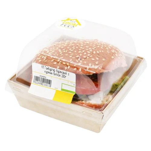 Гамбургер буряковий The Local Food з курячим битком 280г