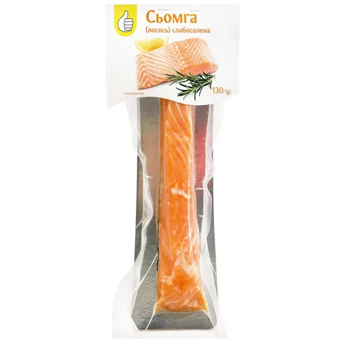 Сьомга шматок сиров'ялений