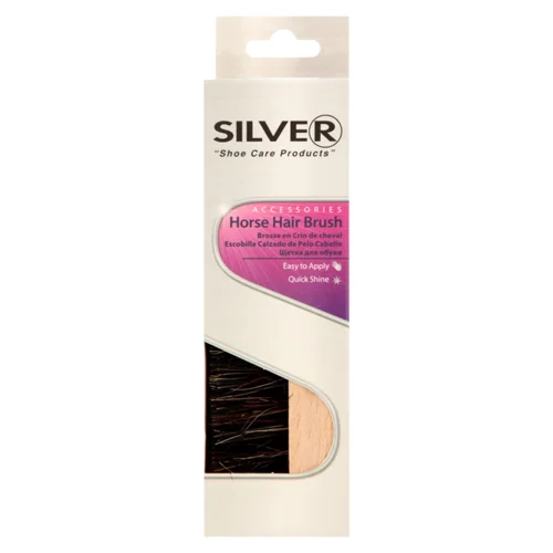 Щітка Silver для взуття кінський ворс