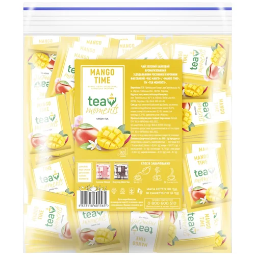 Чай зелений Tea Moments Mango Time 1,6г*50шт