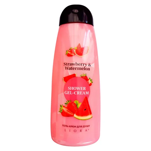 Гель-крем для душу Liora Strawberry & Watermelon 430мл