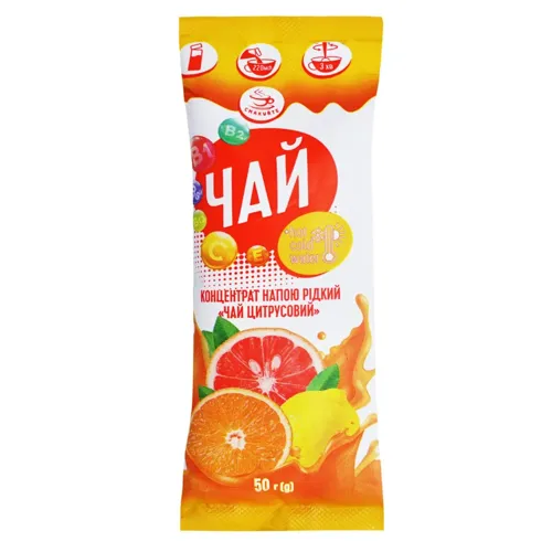 Чай концентрат Смакуйте Цитрусовий 50г