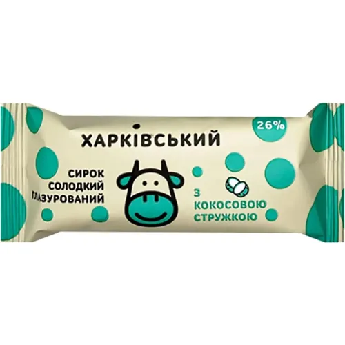 Сирок глазурований Харківський з кокосовою стружкою 26%, 36г