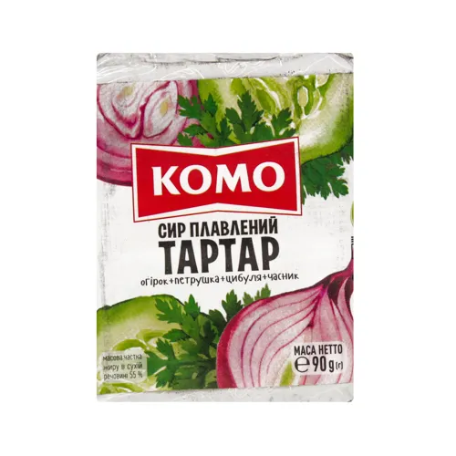 Сир плавлений 55% Тартар Комо м/у 90г