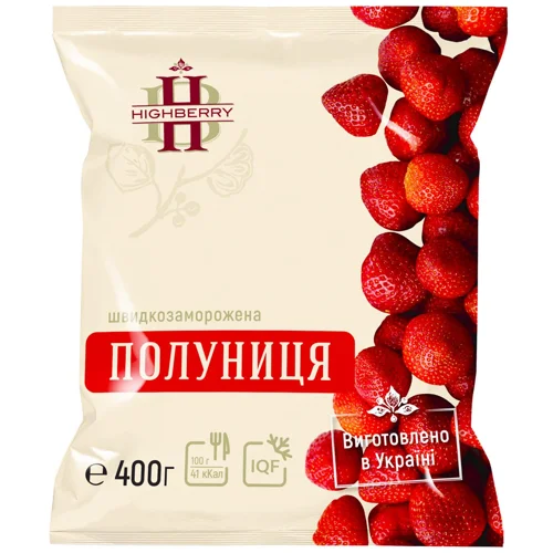 Полуниця Highberry швидкозаморожена 400г