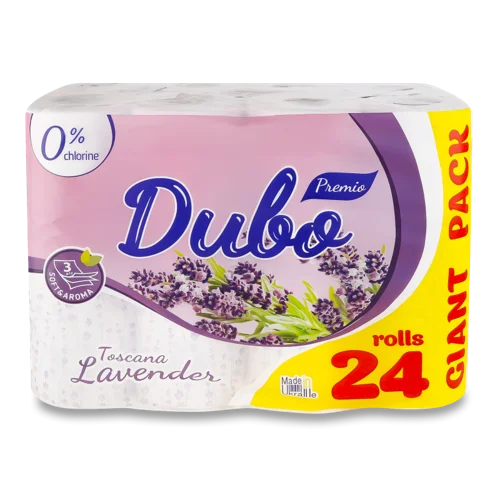 Туалетний Папір 3-Шаровий Toscana Lavender Premio Диво, 24 шт