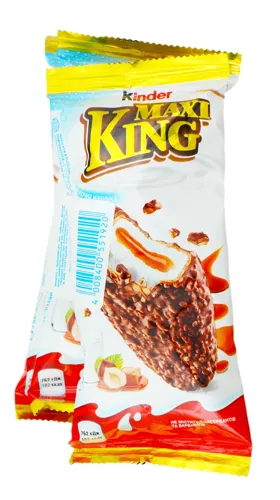 Вафлі Maxi king молочно-карамельна начинка Kinder 3*35г/105г