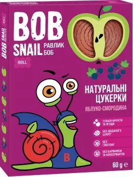 Натуральні конфети Bob Snail Яблочно-Смородинові 60г