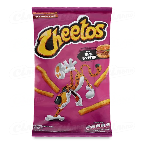 Палички кукурудзяні Cheetos зі смаком біф-бургера 70г