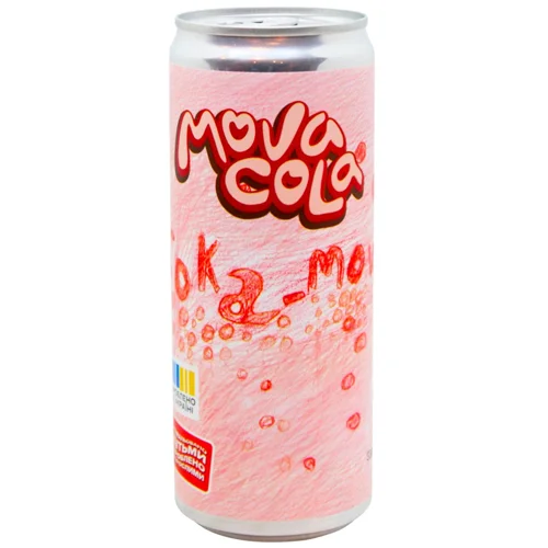Напій газований Mova Cola 0,33л